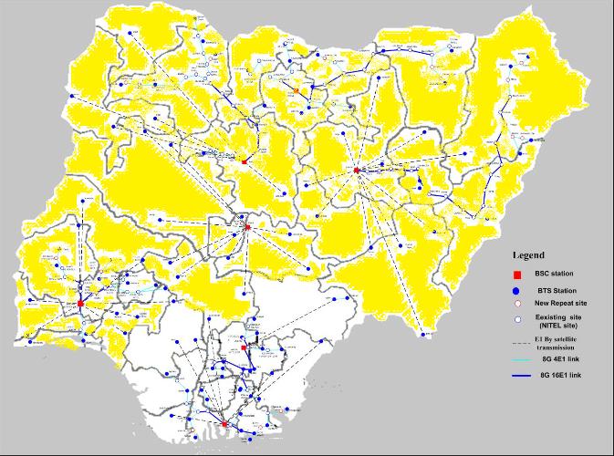 NRTP network map